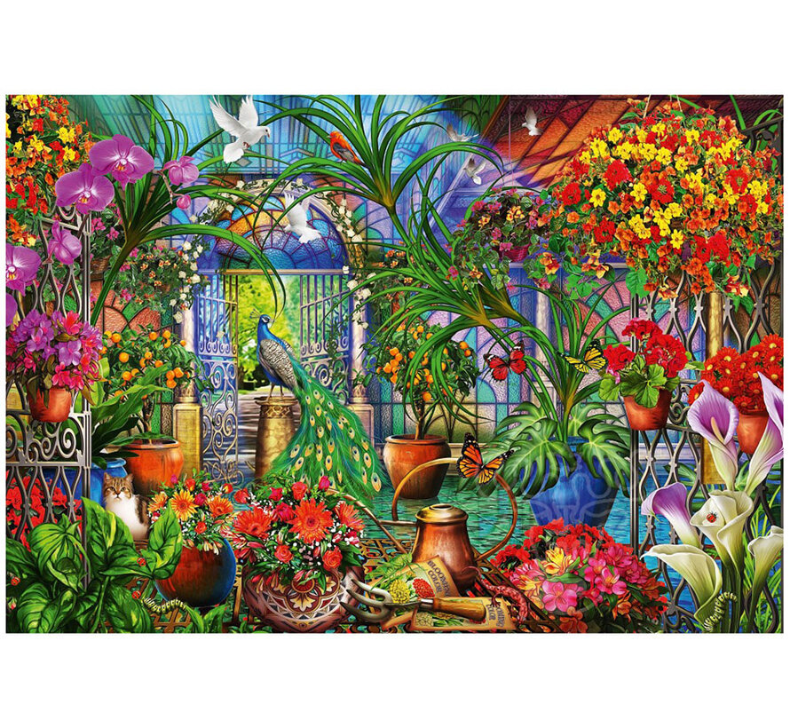 Bluebird Tropical Green House Puzzle 1000pcs