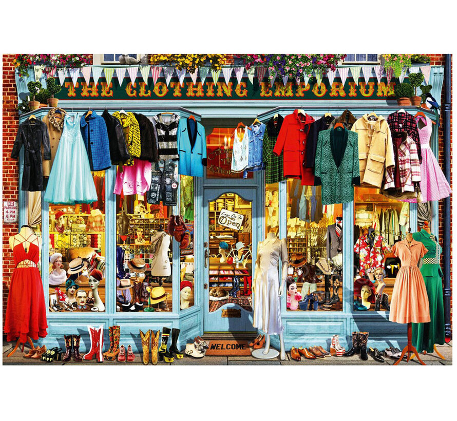 Bluebird The Clothing Emporium Puzzle 1000pcs