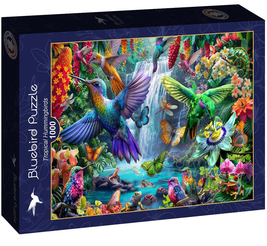 Bluebird Tropical Hummingbirds Puzzle 1000pcs