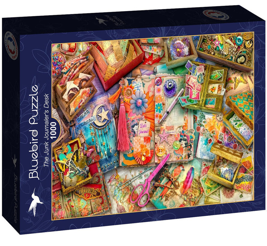 Bluebird The Junk Journaler's Desk Puzzle 1000pcs