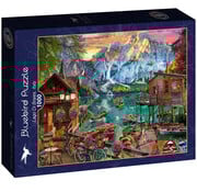 Bluebird Bluebird Lago Di Braies, Italy Puzzle 1000pcs