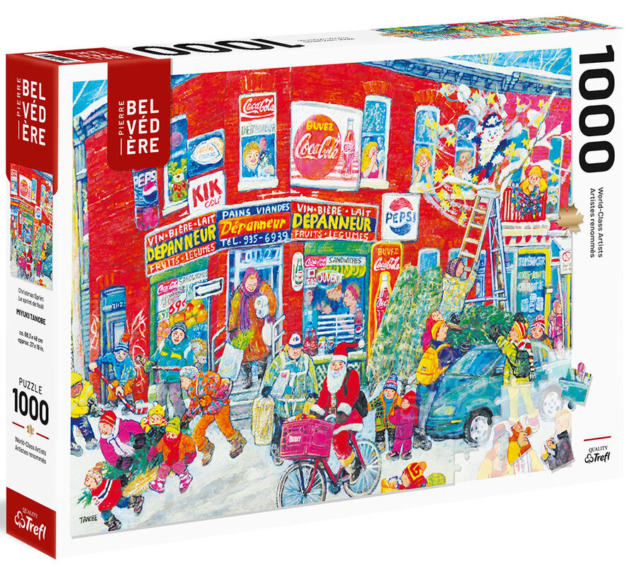 FINAL SALE Pierre Belvedere Tanobe: Christmas Sprint Puzzle 1000pcs