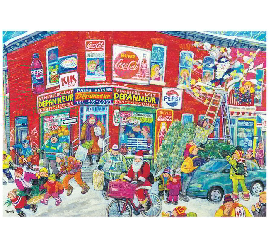 FINAL SALE Pierre Belvedere Tanobe: Christmas Sprint Puzzle 1000pcs
