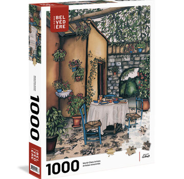 Pierre Belvedere FINAL SALE Pierre Belvedere Bovet: Refreshments On The Terrace Puzzle 1000pcs