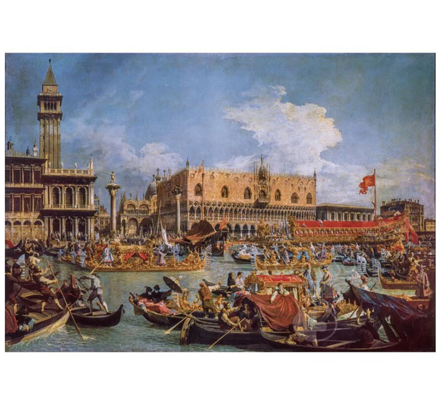 Clementoni Museum: Canaletto - The Return of The Bucentaur at The Pier On Ascension Day Puzzle 1000pcs