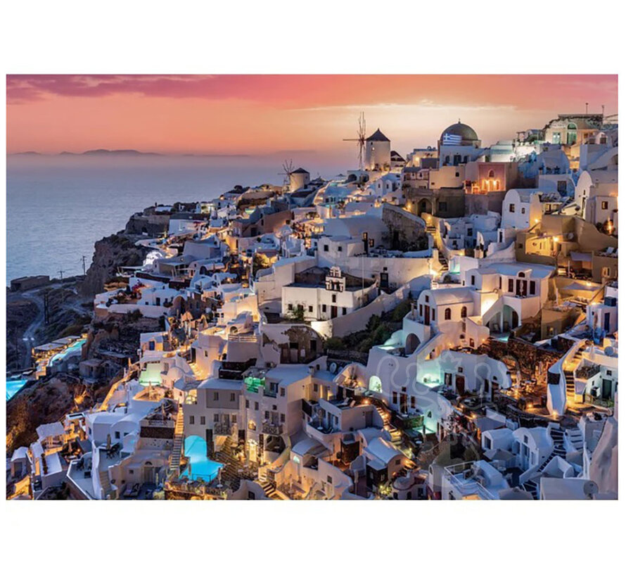 Clementoni Shades of Santorini Puzzle 1000pcs