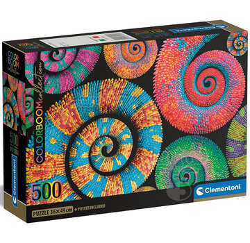 Clementoni Clementoni Colorboom: Curly Tails Puzzle 500pcs
