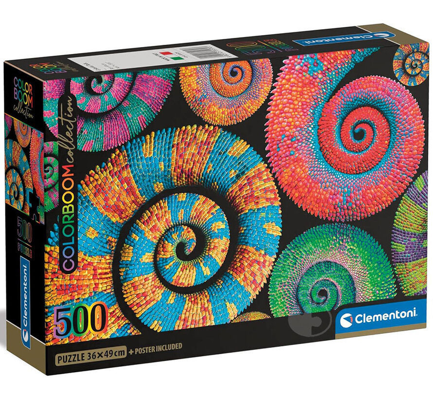 Clementoni Colorboom: Curly Tails Puzzle 500pcs