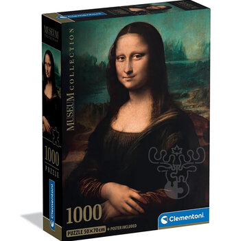 Clementoni Clementoni Museum: Da Vinci - Mona Lisa Puzzle 1000pcs