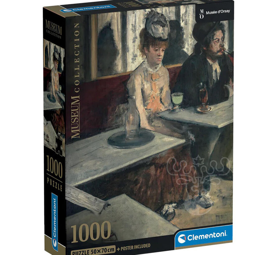 Clementoni Museum: Degas - Dans un Café Puzzle 1000pcs