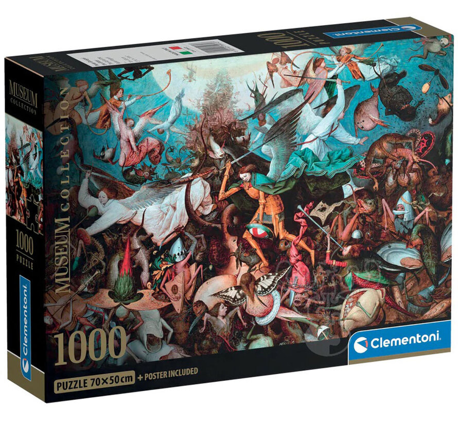 Clementoni Museum: Bruegel - The Fall of the Rebel Angels Puzzle 1000pcs