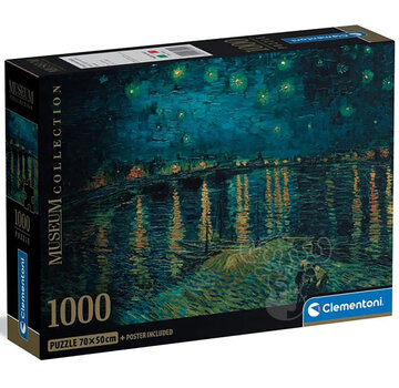 Clementoni Clementoni Museum: Van Gogh - Starry Night on the Rhone Puzzle 1000pcs