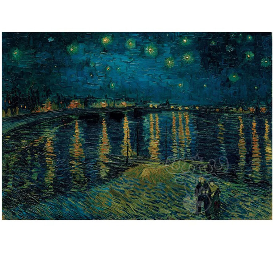 Clementoni Museum: Van Gogh - Starry Night on the Rhone Puzzle 1000pcs
