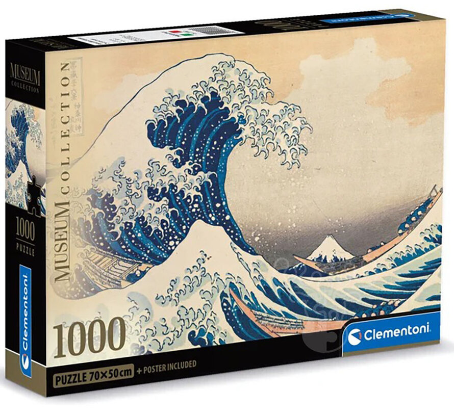 Clementoni Museum: Hokusai - The Great Wave Puzzle 1000pcs