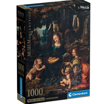Clementoni Clementoni Museum: Da Vinci - The Virgin of the Rocks Puzzle 1000pcs