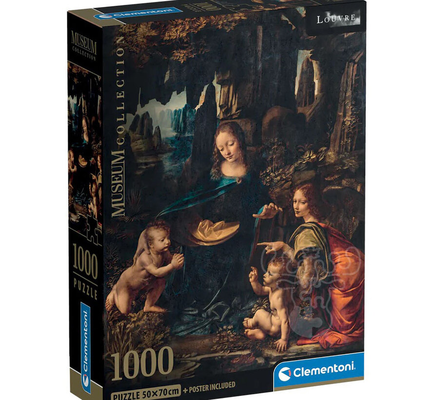 Clementoni Museum: Da Vinci - The Virgin of the Rocks Puzzle 1000pcs