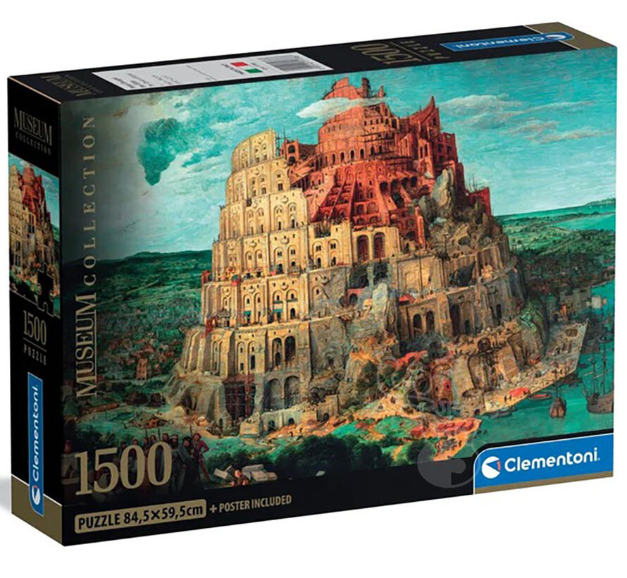 Clementoni Museum: Bruegel - The Tower of Babel Puzzle 1500pcs