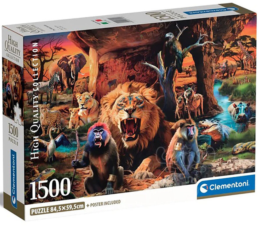 Clementoni The Tribal Society Puzzle 1500pcs