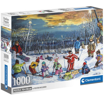 Clementoni Clementoni Let's Go Skiing Together! Puzzle 1000pcs