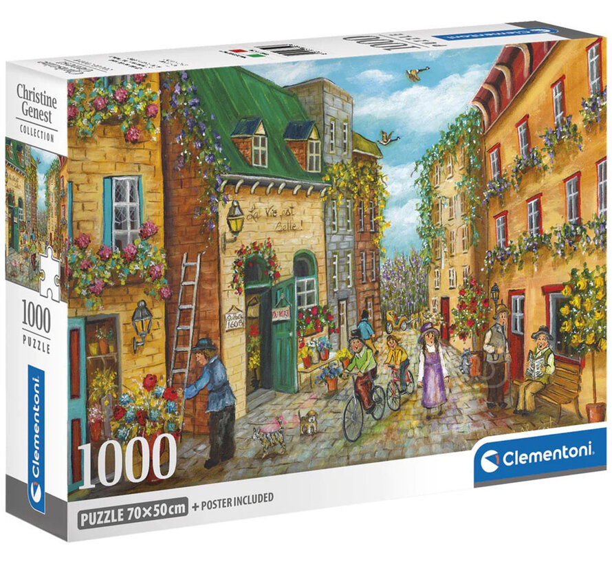 Clementoni The 1001 Flowers Alley Puzzle 1000pcs