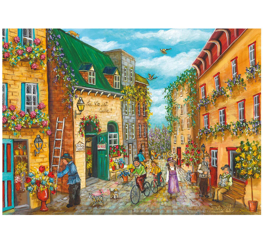Clementoni The 1001 Flowers Alley Puzzle 1000pcs
