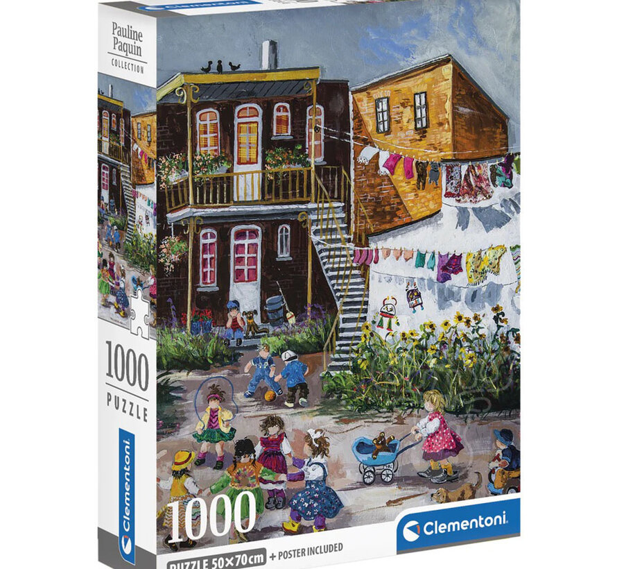 Clementoni The Neighborhood Party Puzzle 1000pcs