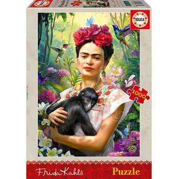 Educa Borras Educa The Garden Of Life, Frida Kahlo Puzzle 1000pcs