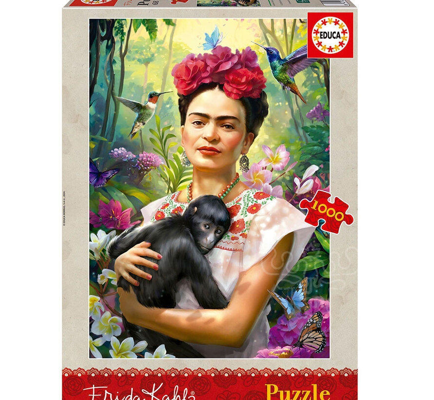 Educa The Garden Of Life, Frida Kahlo Puzzle 1000pcs