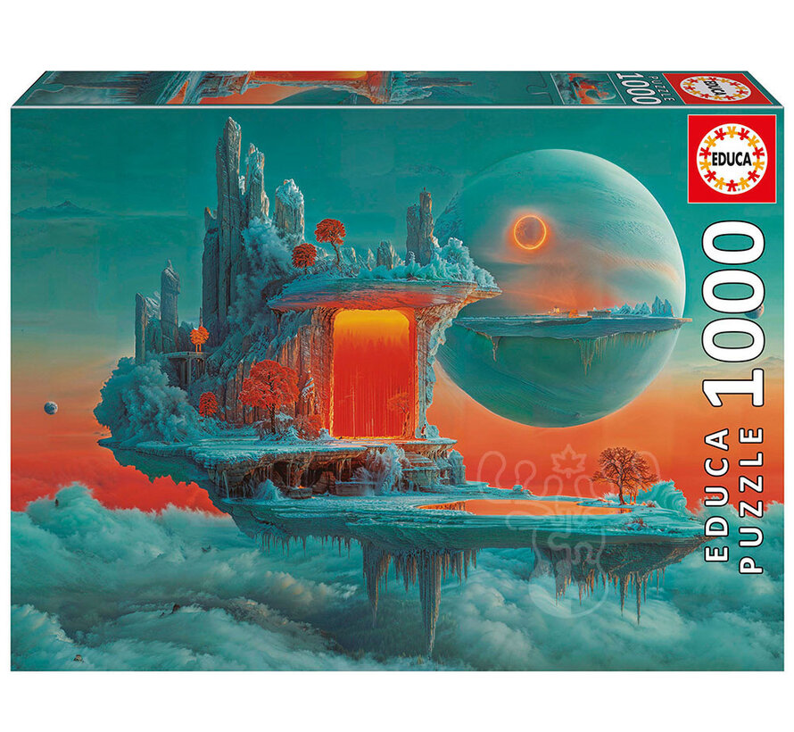 Educa Planet of Fire and Ice Puzzle 1000pcs