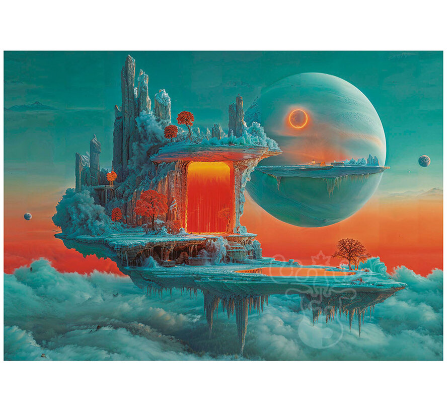 Educa Planet of Fire and Ice Puzzle 1000pcs