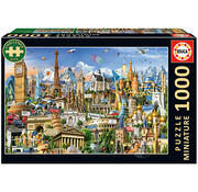 Educa Borras Educa Symbols of Europe Miniature Puzzle 1000pcs