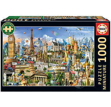 Educa Borras Educa Symbols of Europe Miniature Puzzle 1000pcs