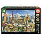 Educa Symbols of Europe Miniature Puzzle 1000pcs