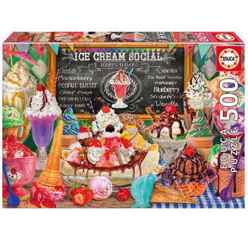 Educa Borras Educa Ice Cream Shop Puzzle 500pcs