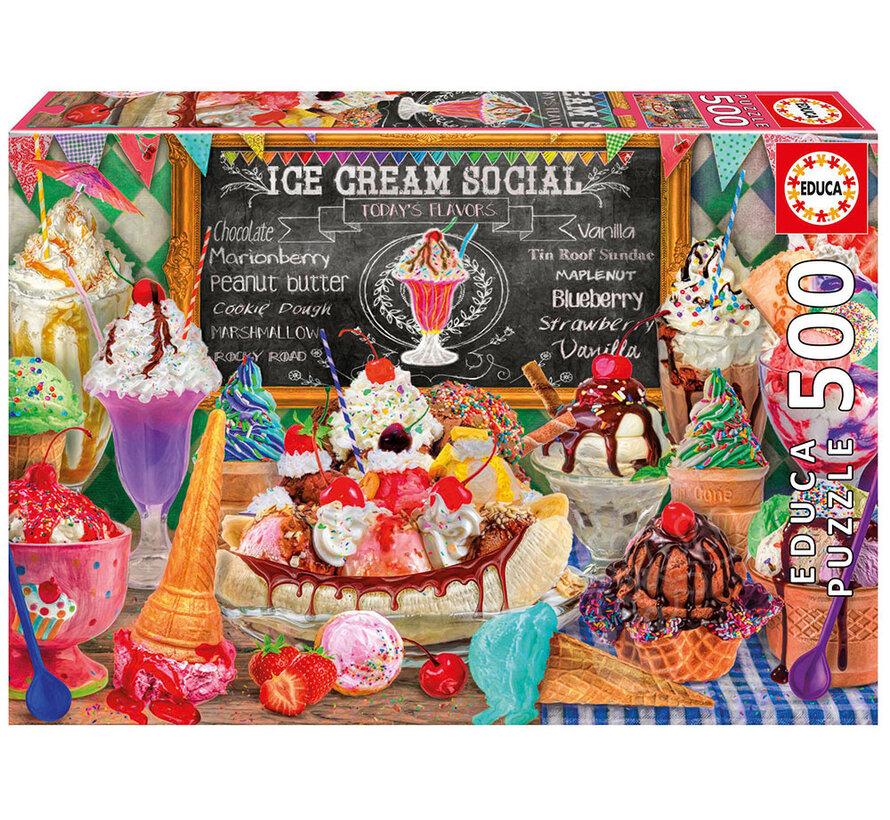 Educa Ice Cream Shop Puzzle 500pcs