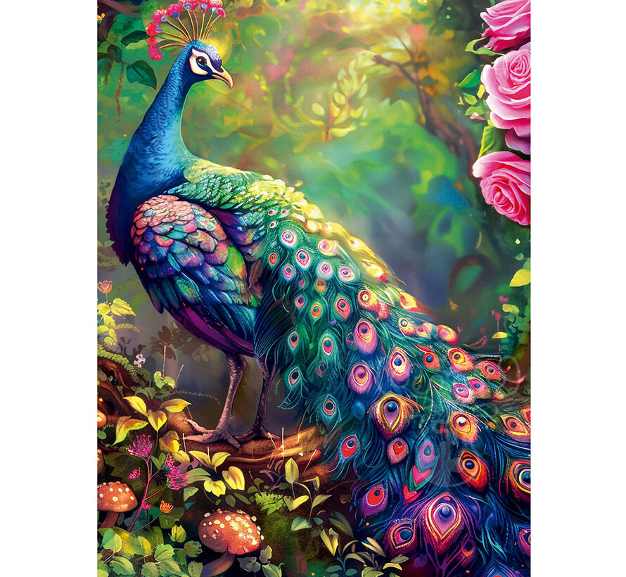 Educa Peacock Garden Puzzle 1000pcs
