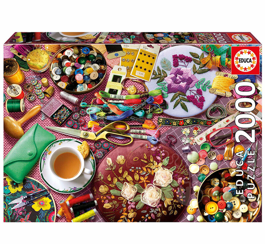 Educa The Sewing Table Puzzle 2000pcs