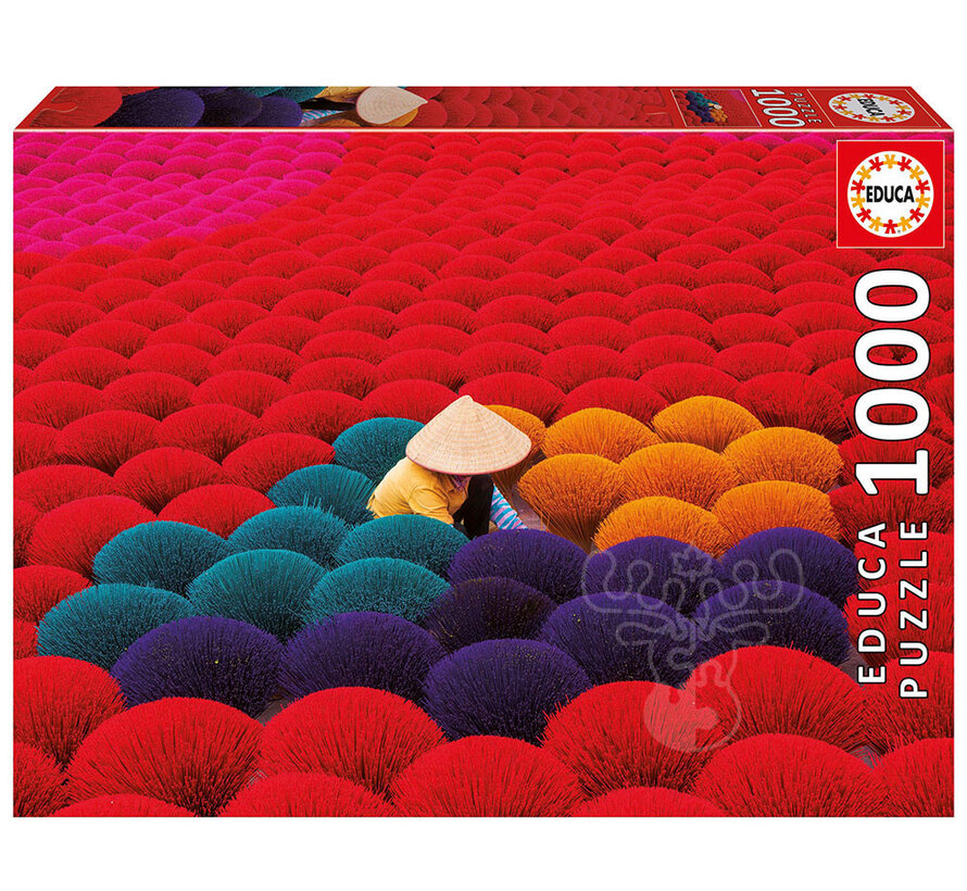 Educa Incense Village Puzzle 1000pcs
