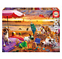 Educa Dogs Playing at the Beach Puzzle 1000pcs