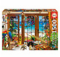 Educa Bird Watcher's Window Puzzle 1500pcs