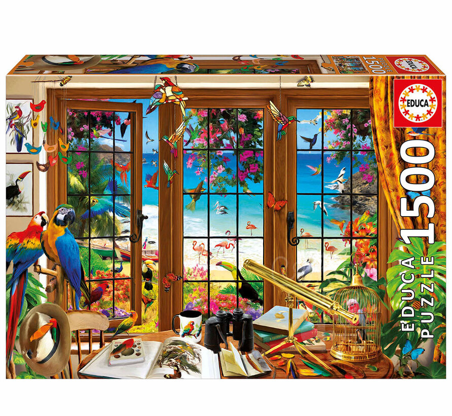 Educa Bird Watcher's Window Puzzle 1500pcs