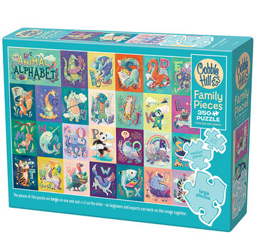 Cobble Hill Puzzles Cobble Hill Animal Alphabet Family Puzzle 350pcs