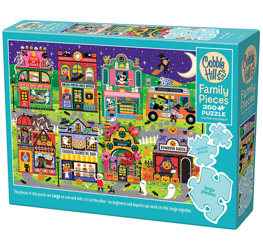 Cobble Hill Boo Town Family Puzzle 350pcs