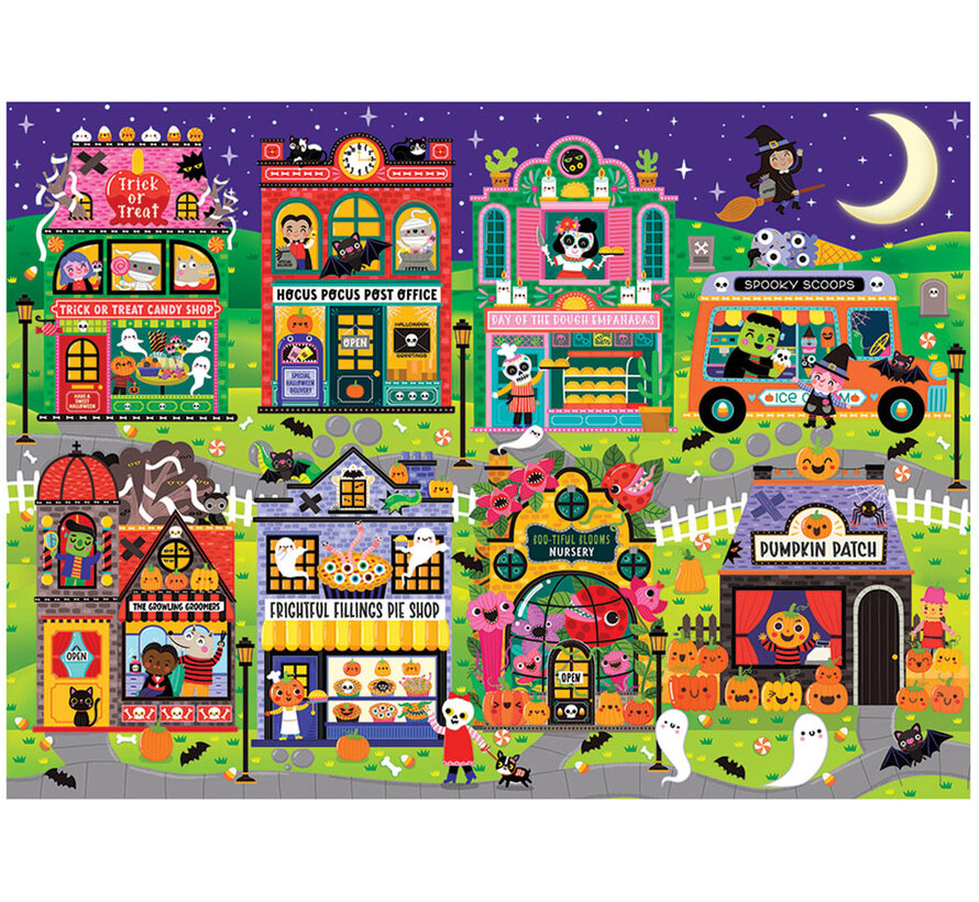 Cobble Hill Boo Town Family Puzzle 350pcs