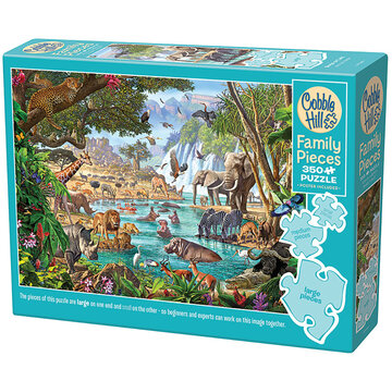 Cobble Hill Puzzles Cobble Hill River Of Life Family Puzzle 350pcs