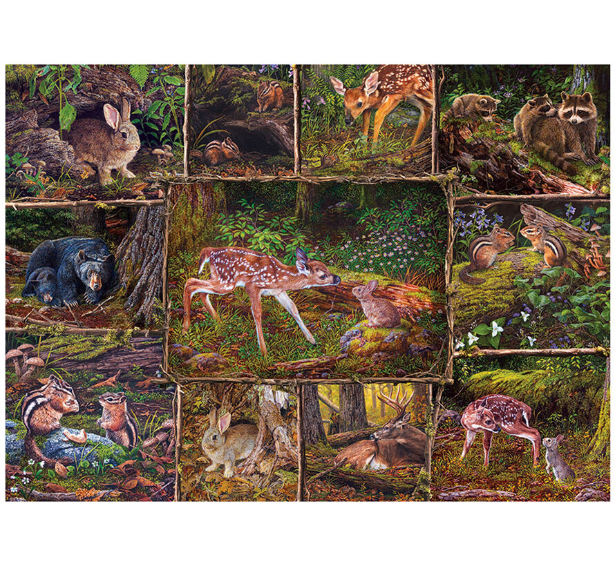 Cobble Hill Into The Woods Family Puzzle 350pcs