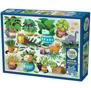 Cobble Hill Puzzles Cobble Hill Cats Vs. Plants Puzzle 500pcs
