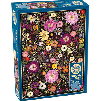 Cobble Hill Puzzles Cobble Hill Flower Press: Little Hollow & Red Daisy Puzzle 500pcs