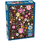 Cobble Hill Flower Press: Little Hollow & Red Daisy Puzzle 500pcs
