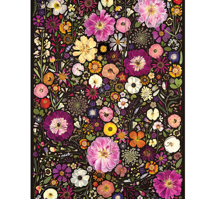 Cobble Hill Flower Press: Little Hollow & Red Daisy Puzzle 500pcs